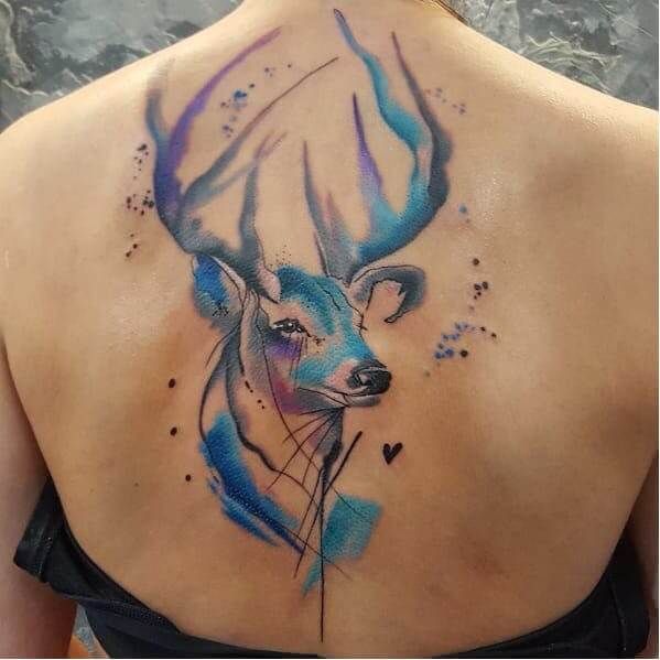 Tatuaje de ciervo 185