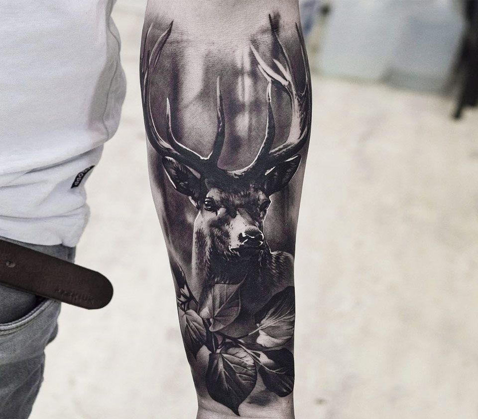 Tatuaje de ciervo 198