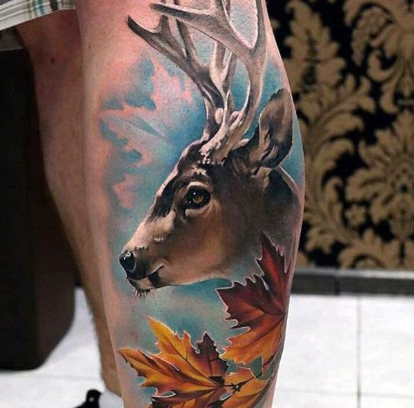 Tatuaje de ciervo 205