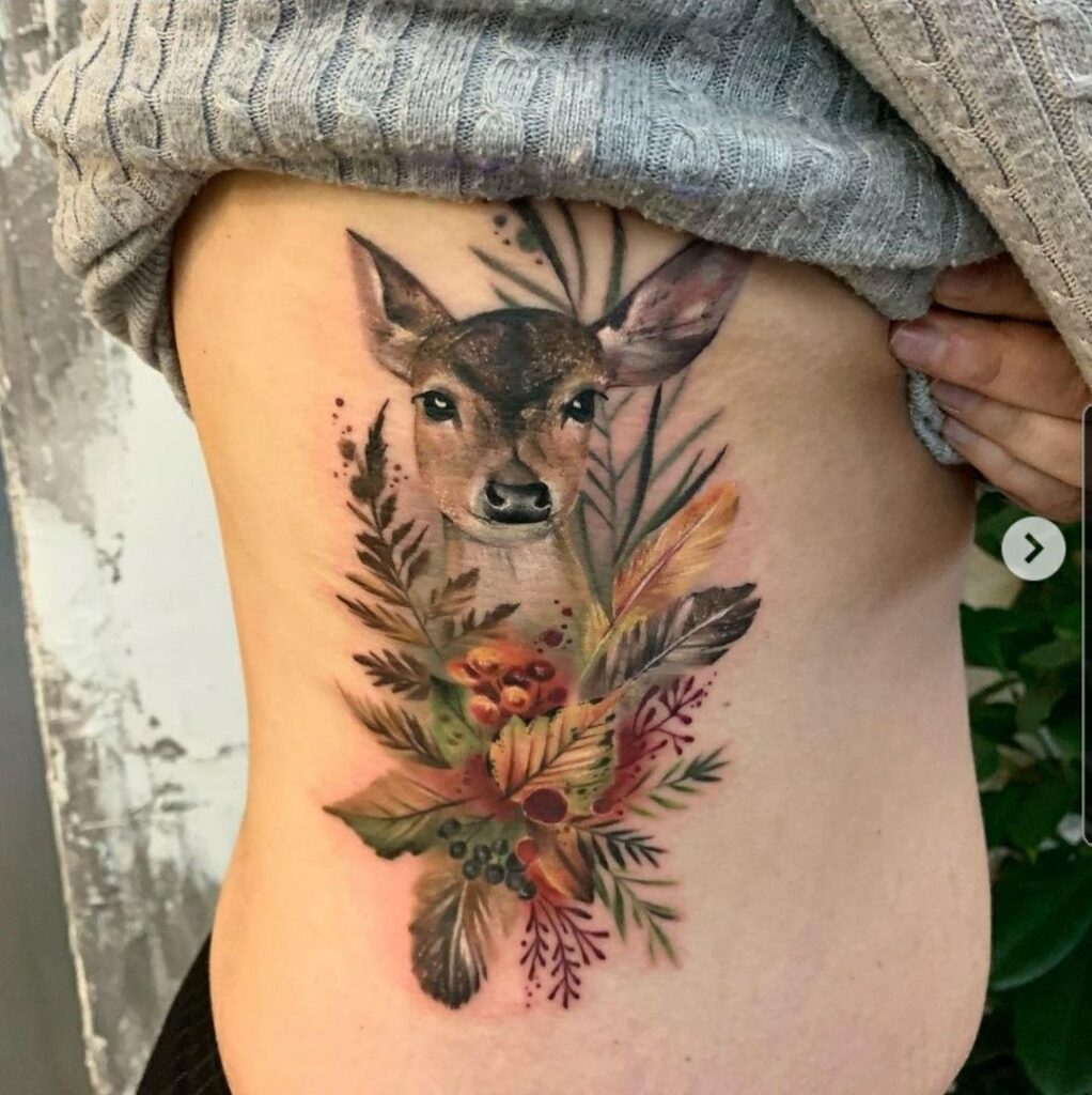 Tatuaje de ciervo 39