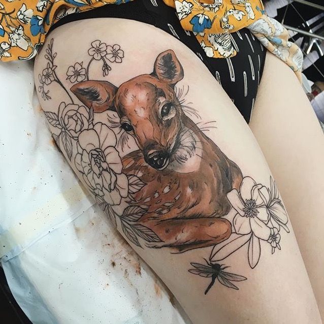 Tatuaje de ciervo 42