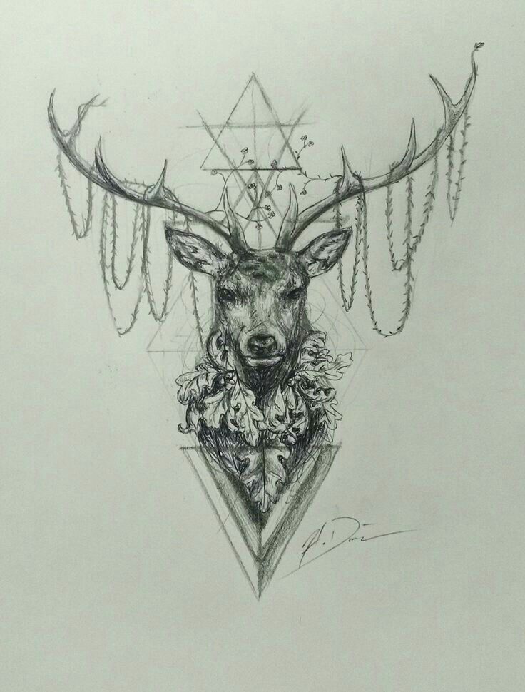 Tatuaje de ciervo 64