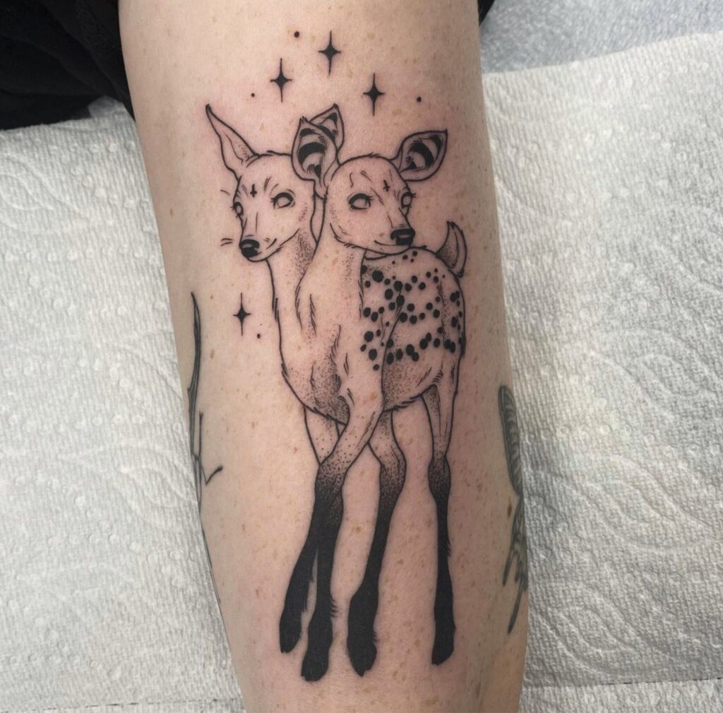 Tatuaje de ciervo 84