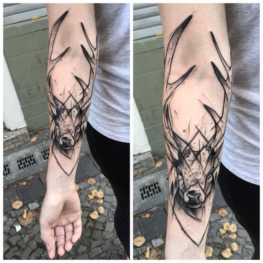 Tatuaje de ciervo 95