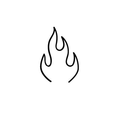 Tatuaje de llama 104