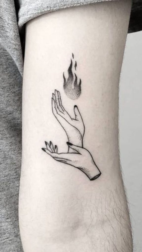 Tatuaje de llama 120