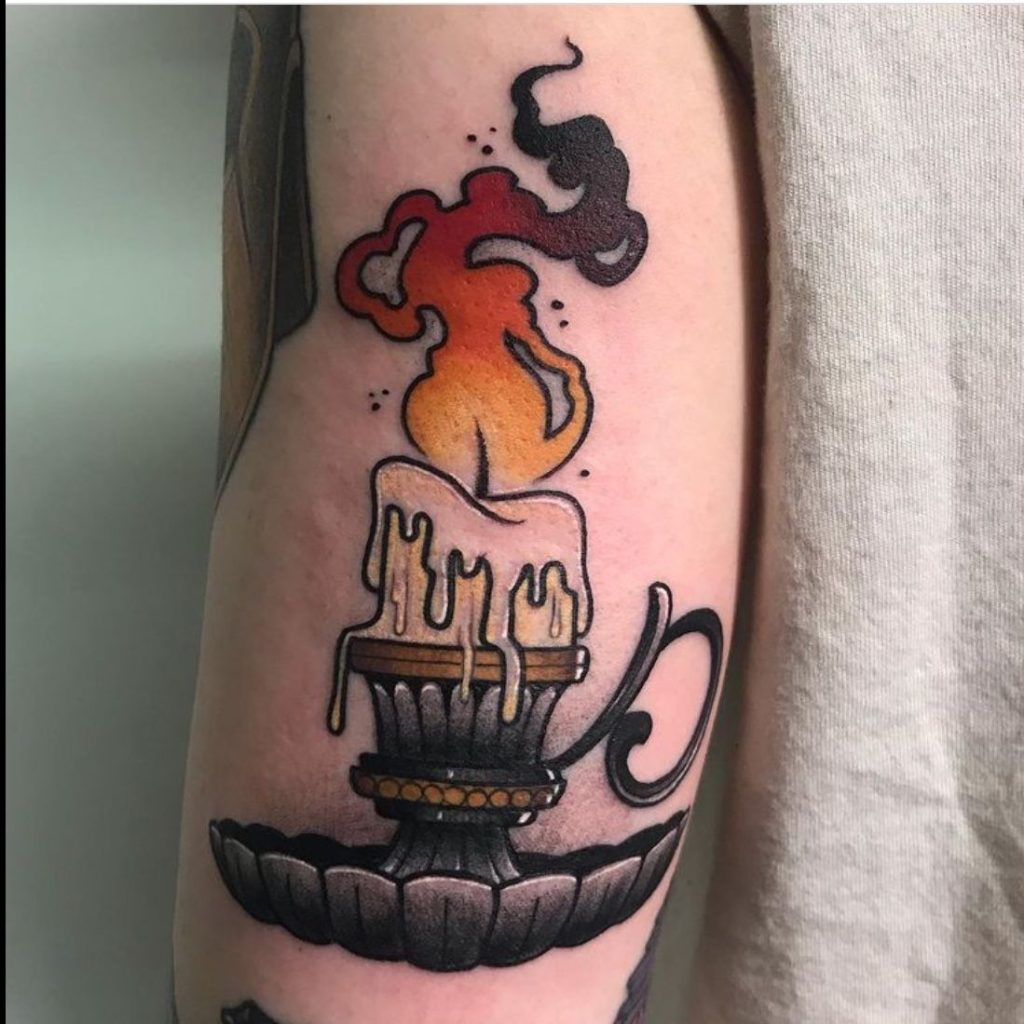 Tatuaje de llama 130