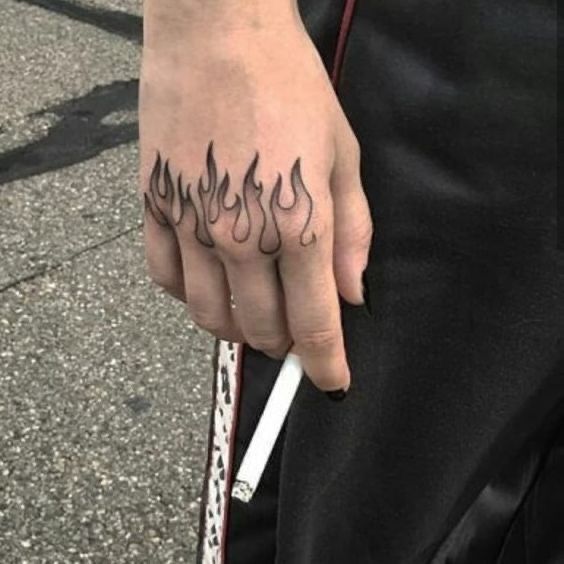Tatuaje de llama 189