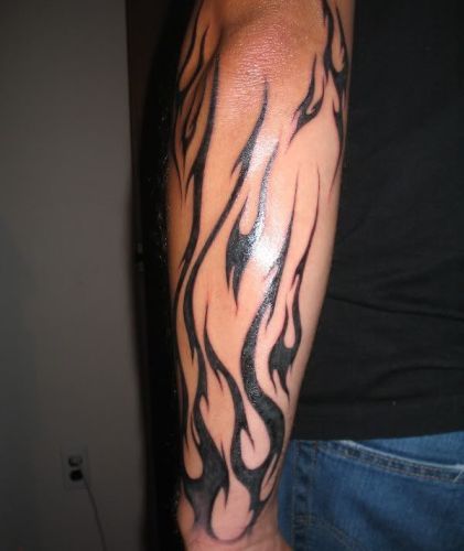Tatuaje de llama 191