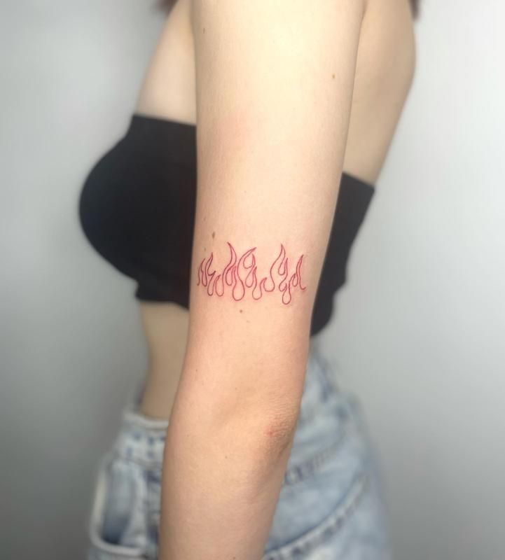 Tatuaje de llama 199