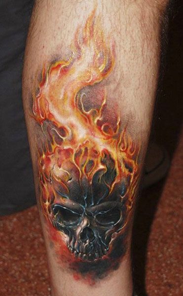 Tatuaje de llama 65
