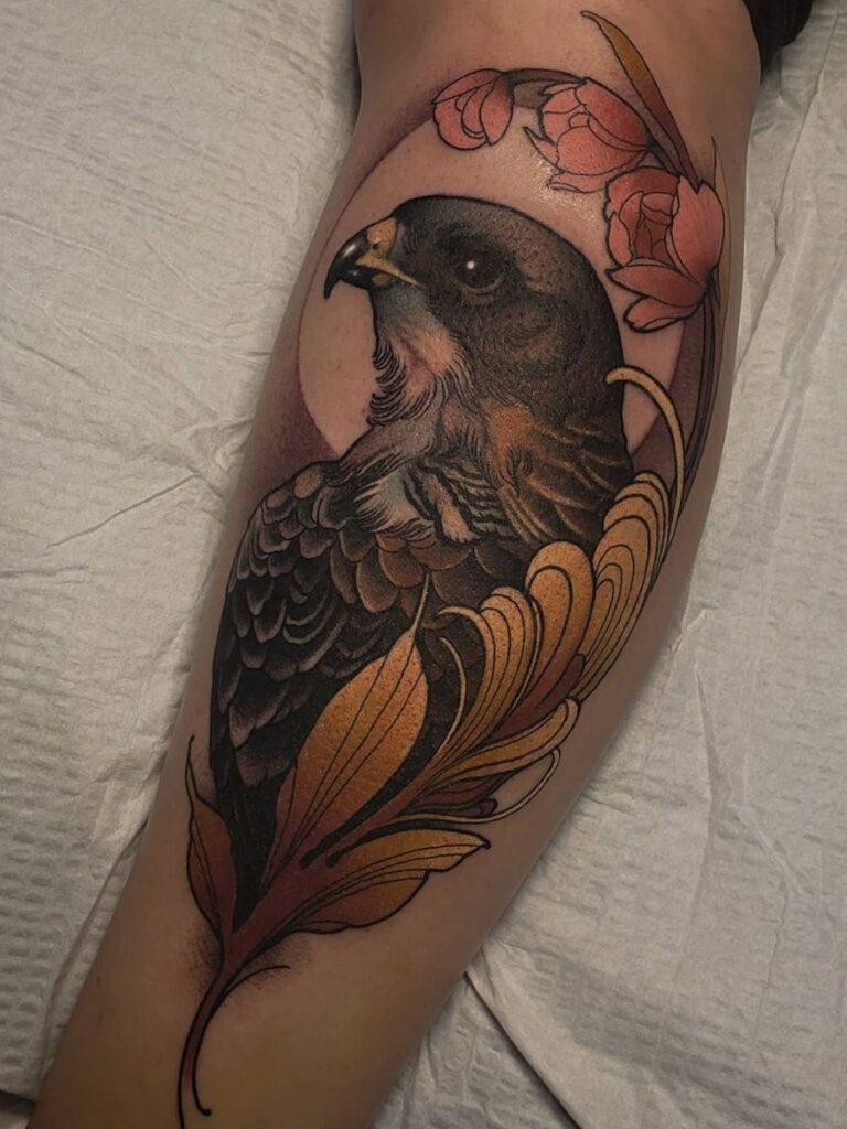 Tatuaje de halcón 120