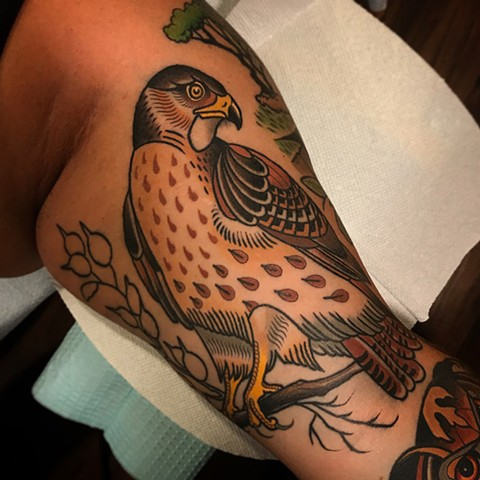 Tatuaje de halcón 15