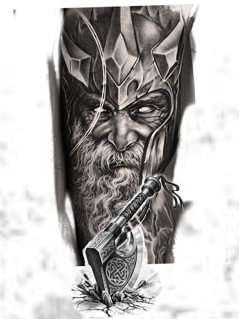 Tatuaje de armadura 131