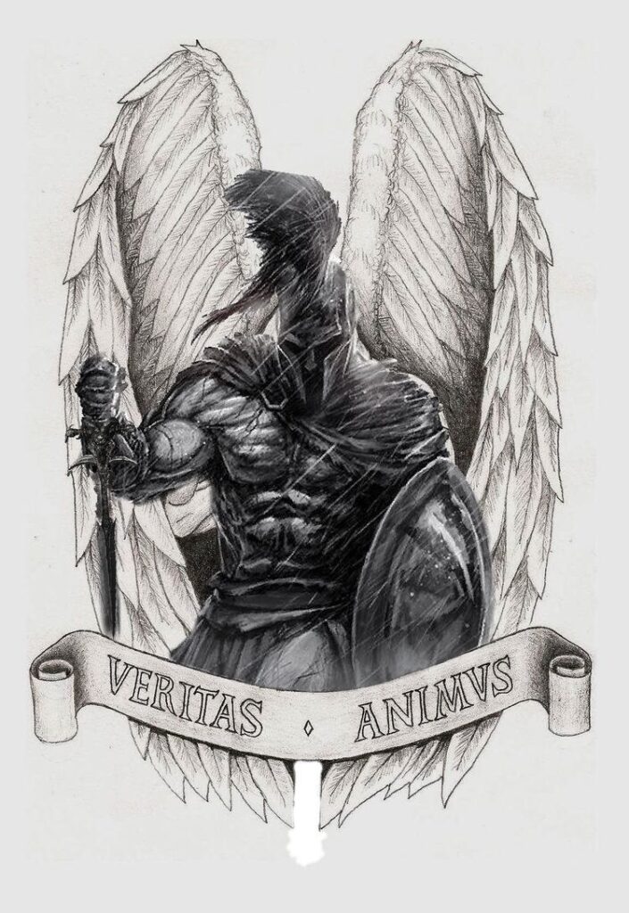 Tatuaje de armadura 133