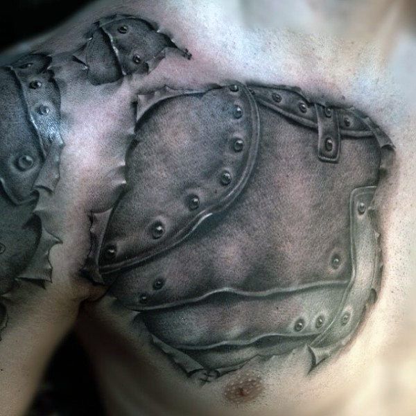 Tatuaje de armadura 138