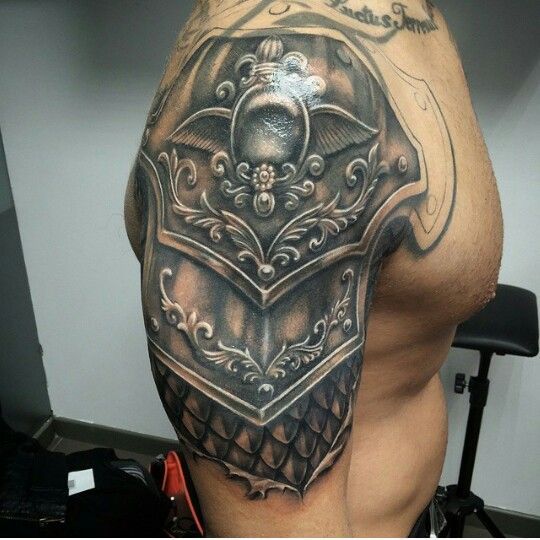 tatuaje de armadura 16