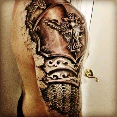 Tatuaje de armadura 17