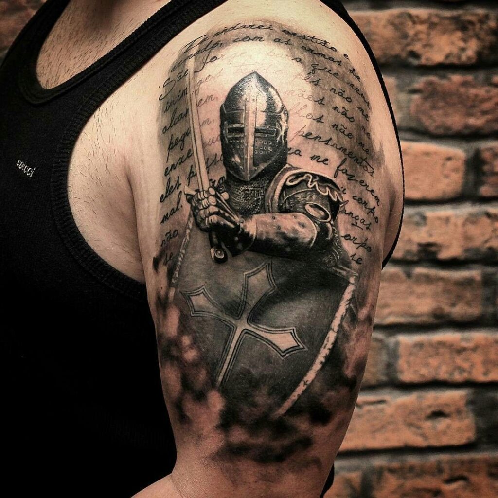 Tatuaje de armadura 175