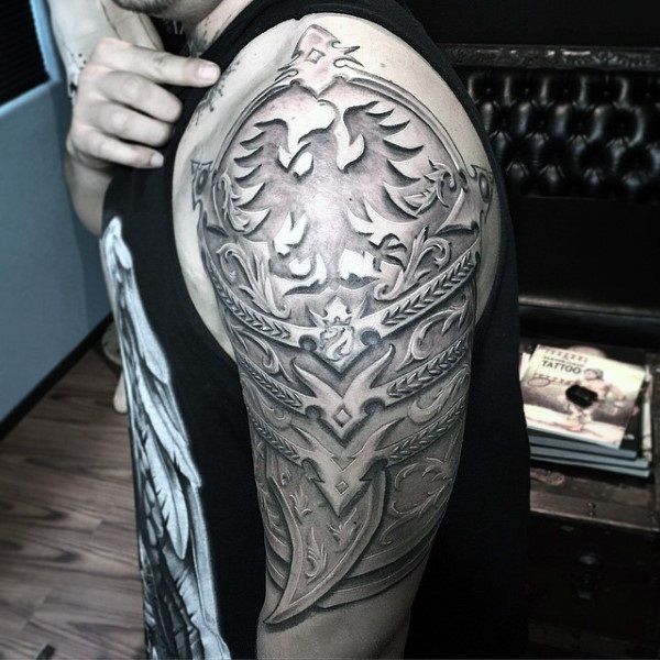Tatuaje de armadura 218