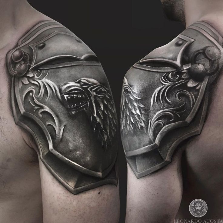 Tatuaje de armadura 267