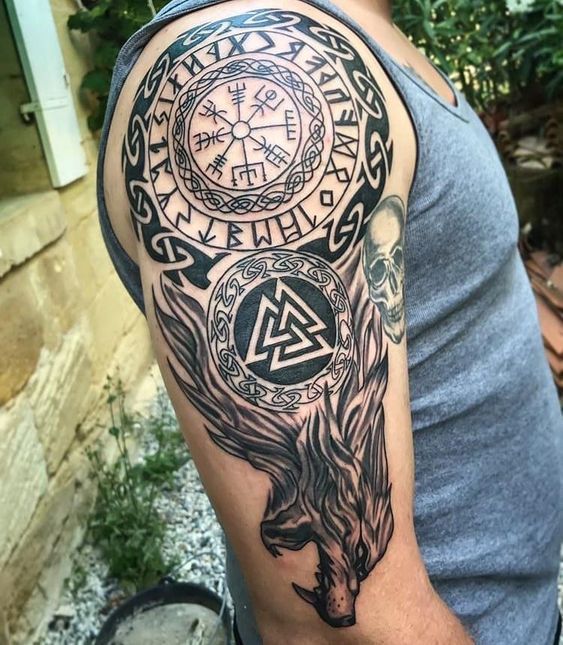 Tatuaje de armadura 43