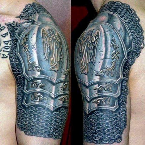 Tatuaje de armadura 91