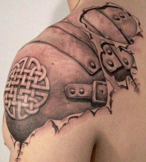 Tatuaje de armadura 94