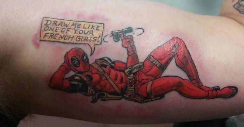 Tatuajes de Deadpool 113