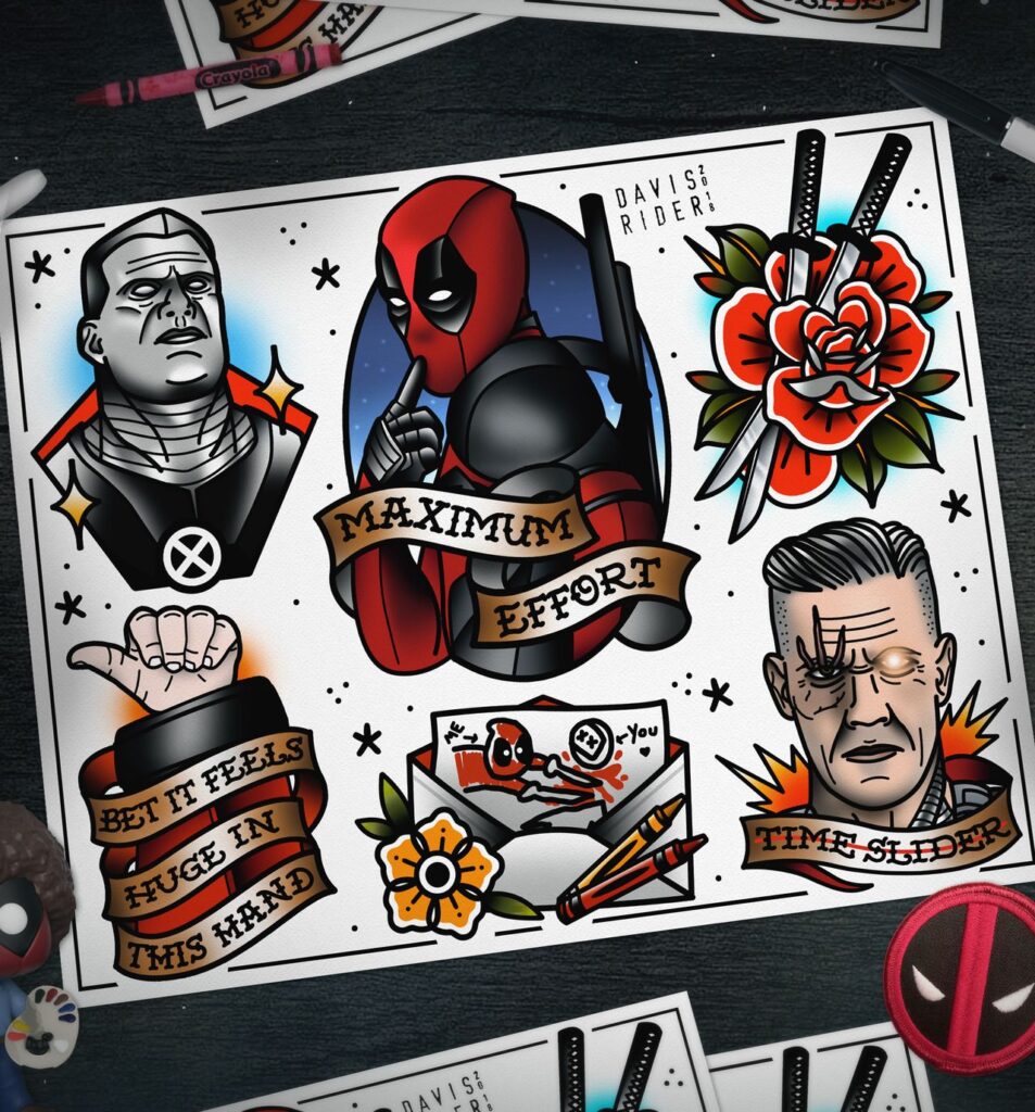 Tatuajes de Deadpool 118