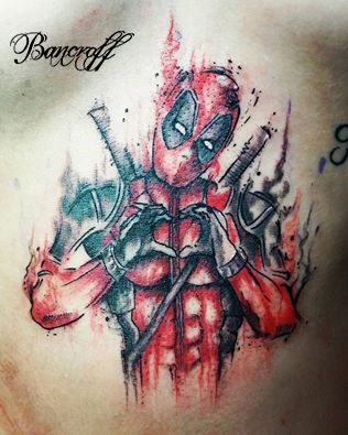 Tatuajes de Deadpool 14