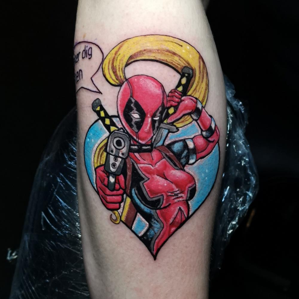 Tatuajes de Deadpool 14