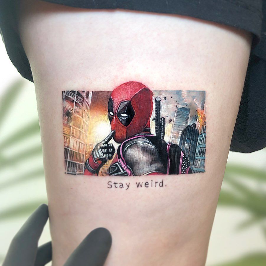 Tatuajes de Deadpool 16