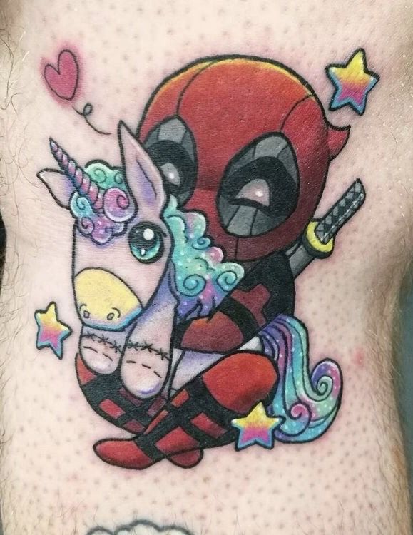 Tatuajes de Deadpool 18