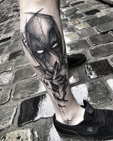 Tatuajes de Deadpool 29