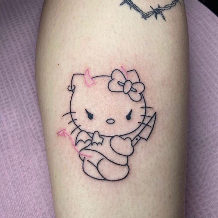 tatuajes de hello kitty 131