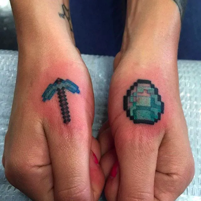 Tatuaje de Minecraft 7