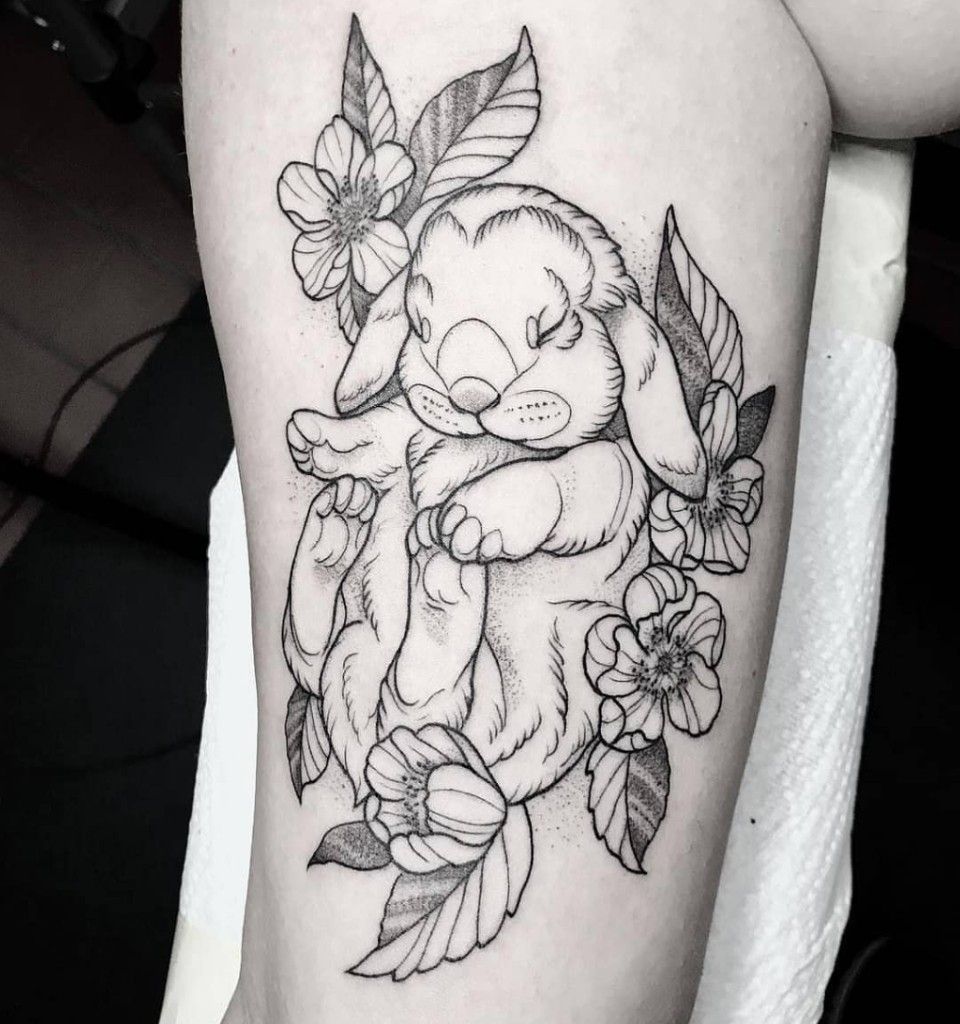 Tatuaje de conejo 106