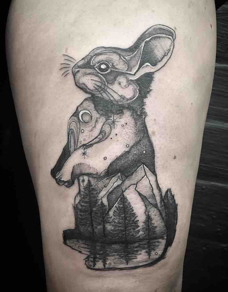 Tatuaje de conejo 118