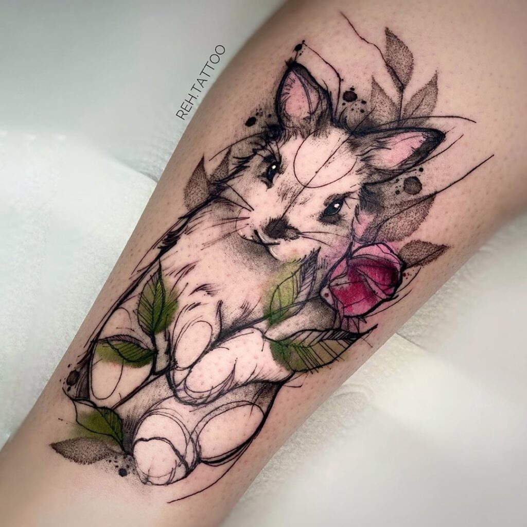Tatuaje de conejo 119