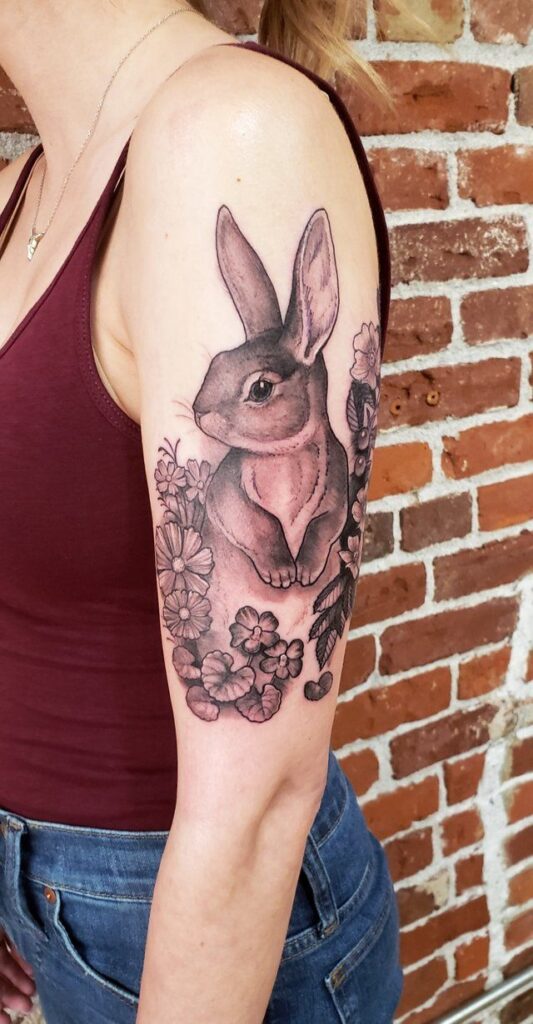 Tatuaje de conejo 138