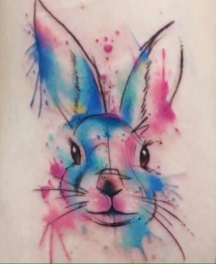 Tatuaje de conejo 144