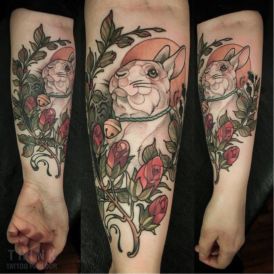 tatuaje de conejo 149