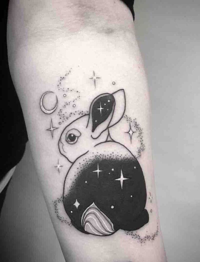 tatuaje de conejo 151