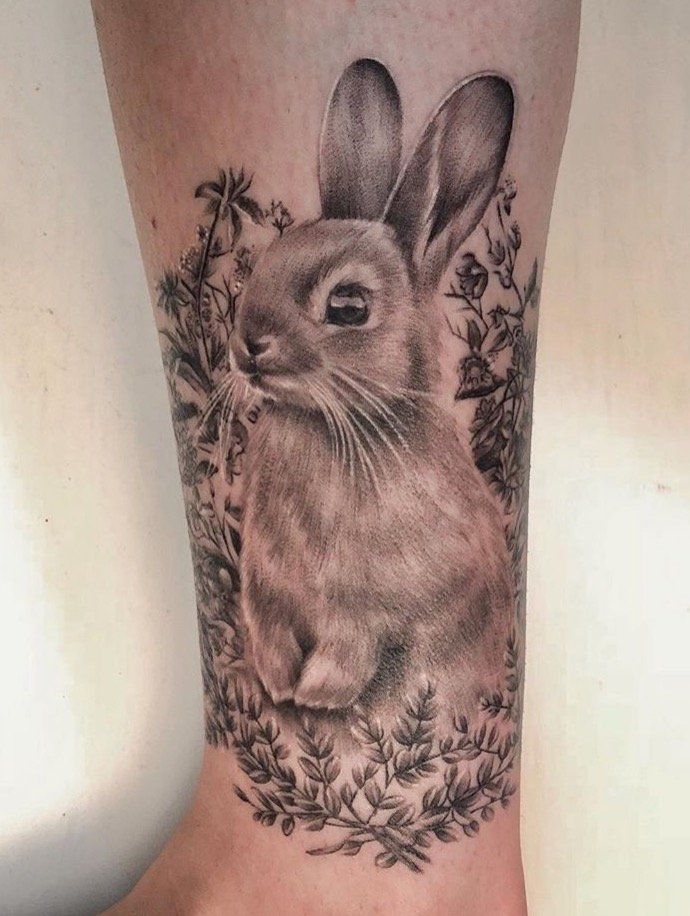 Tatuaje de conejo 154