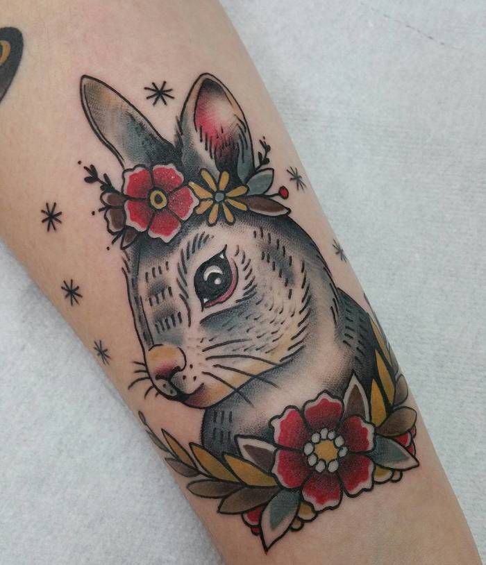 Tatuaje de conejo 167