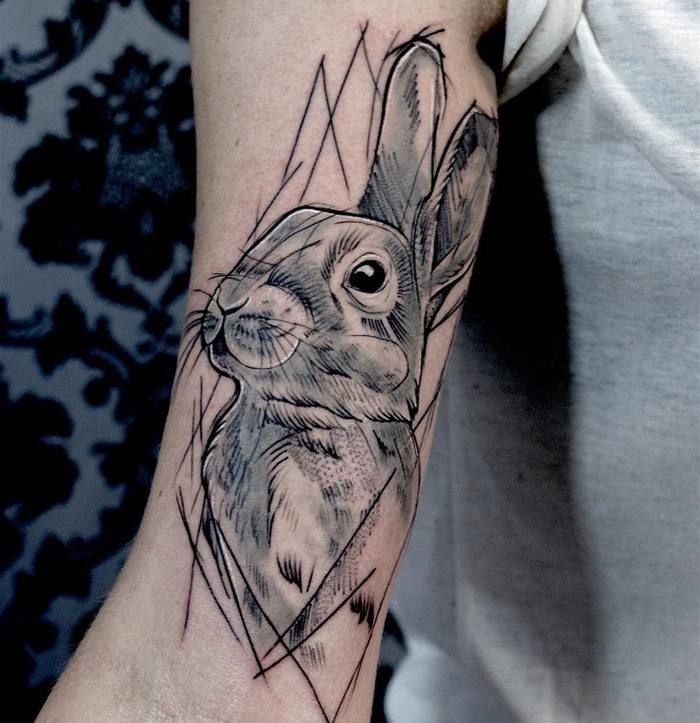 tatuaje de conejo 185
