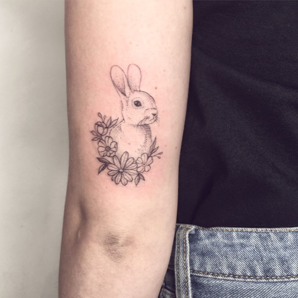 Tatuaje de conejo 188