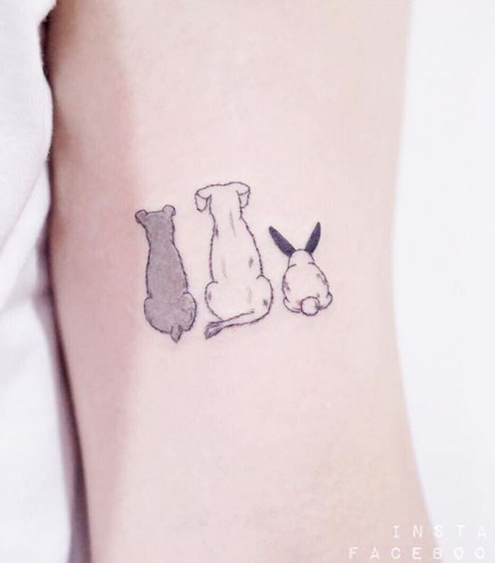 tatuaje de conejo 190