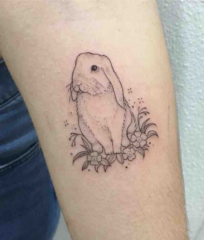 tatuaje de conejo 199